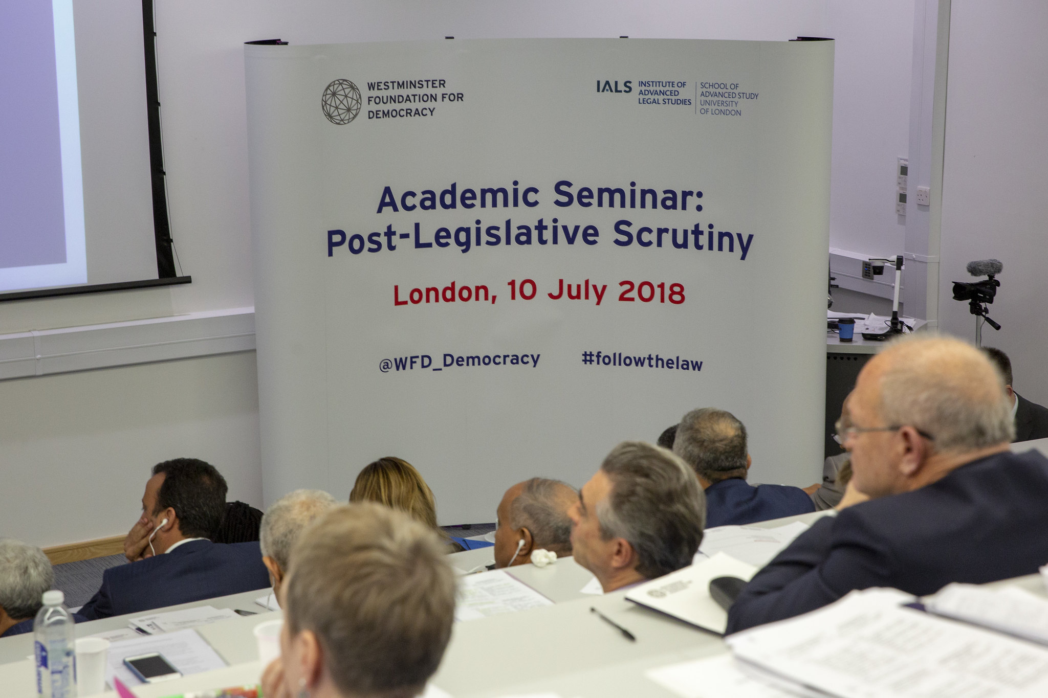 participants at the academic seminar on post-legislative scrutiny