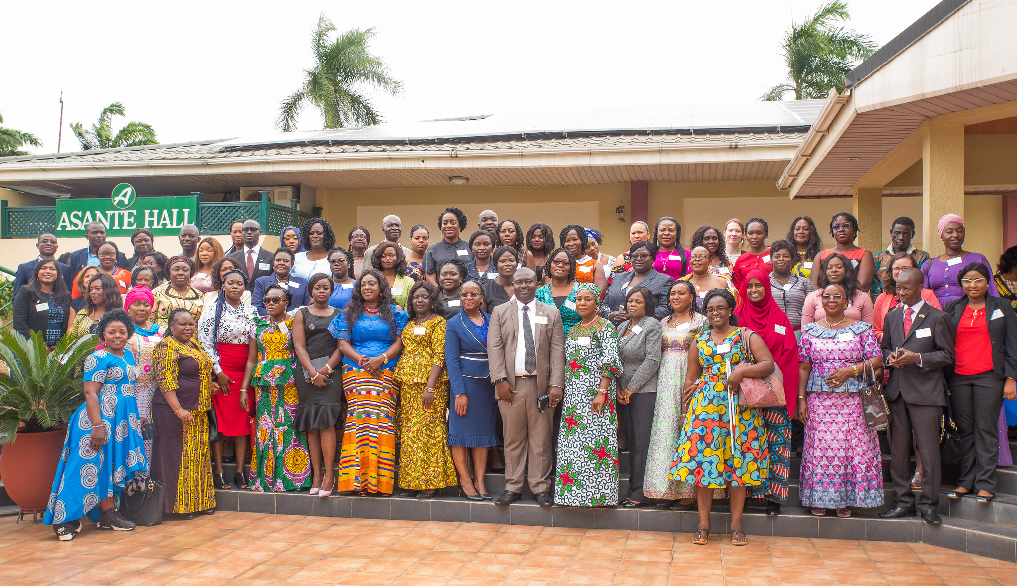 Women participants at the summit in a group shot