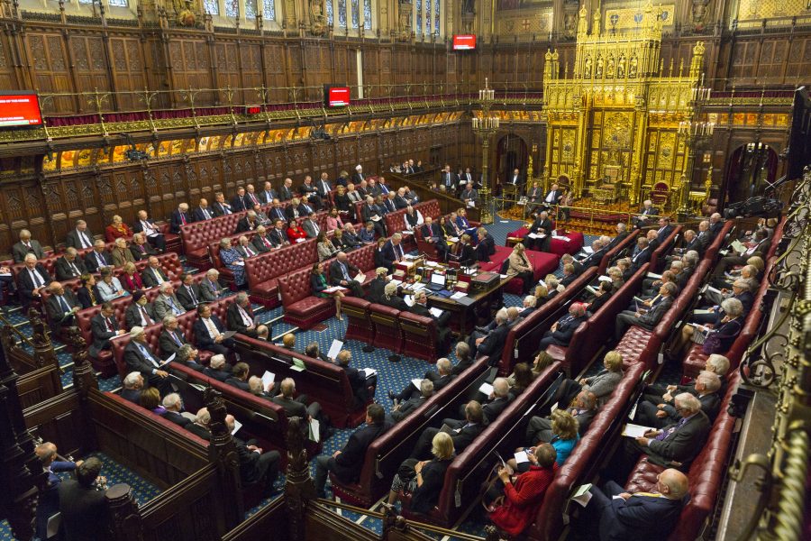 chamber of the UK House of Lords