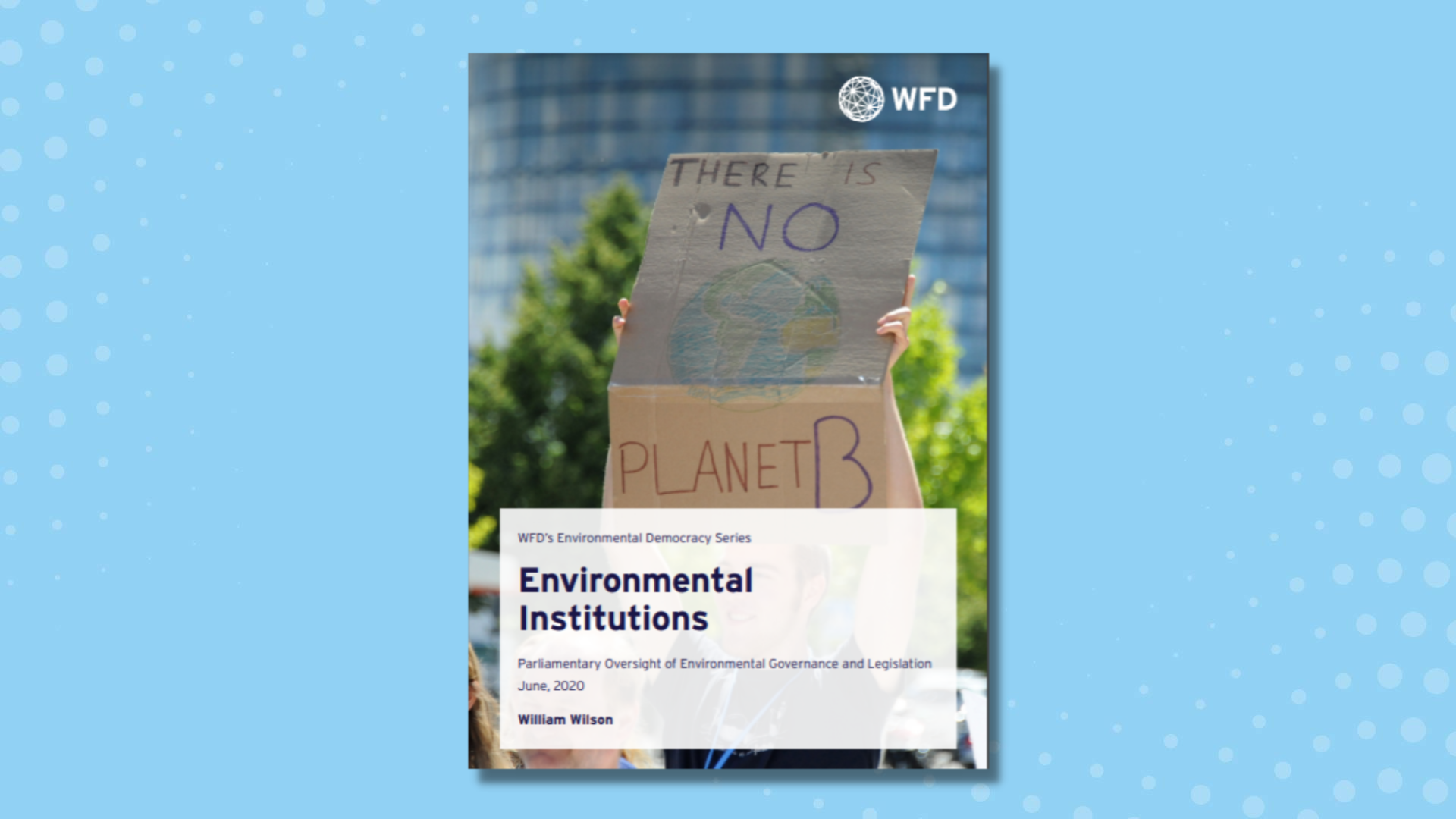 cover of the environmental institutions report