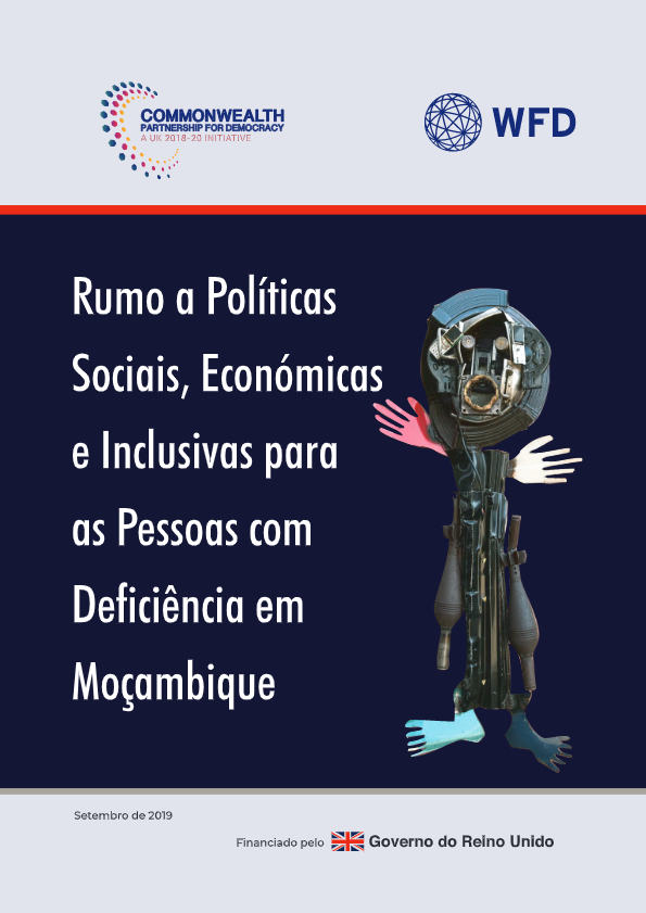 Cover page of the report in Portuguese