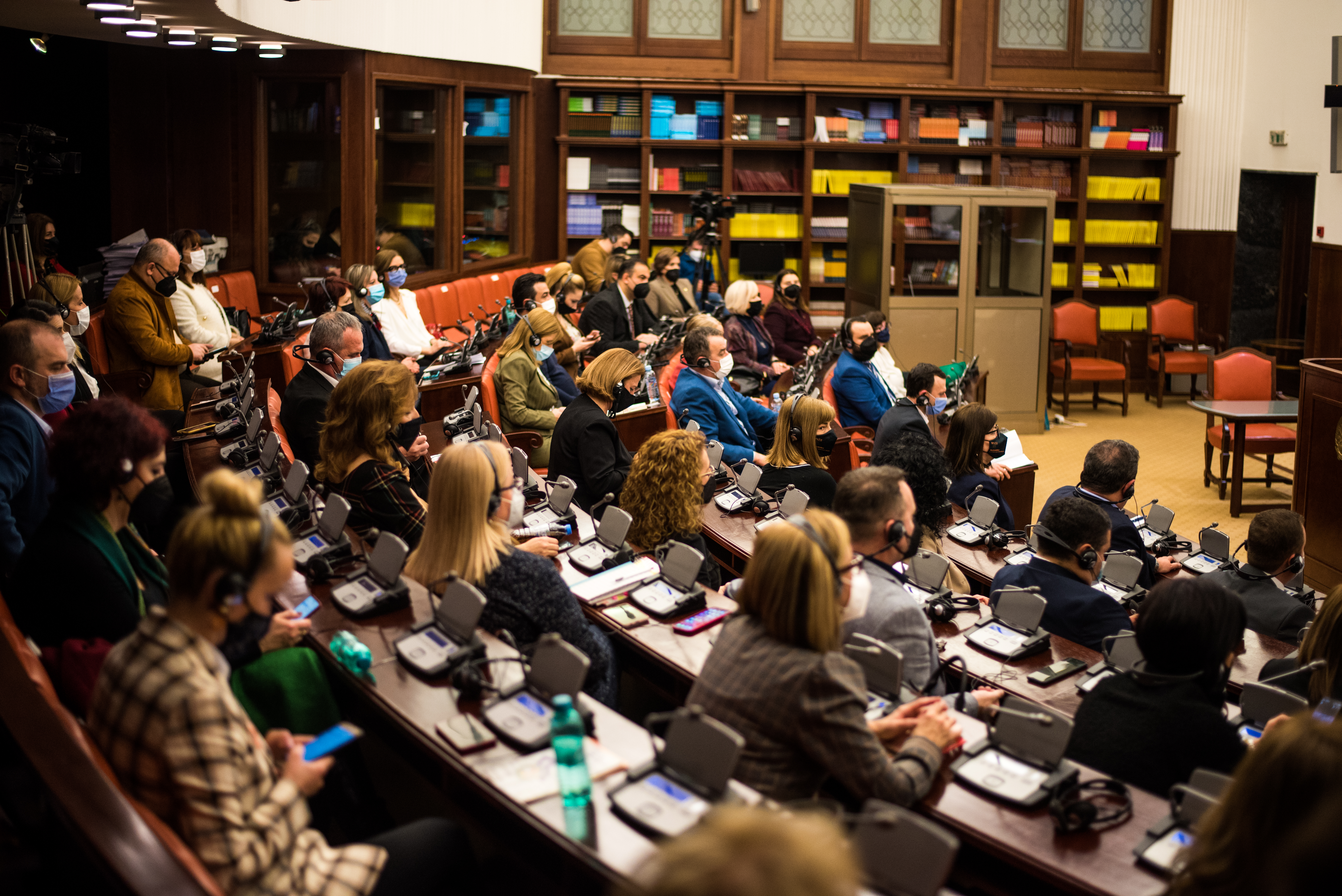 MPs sitting in Parliament