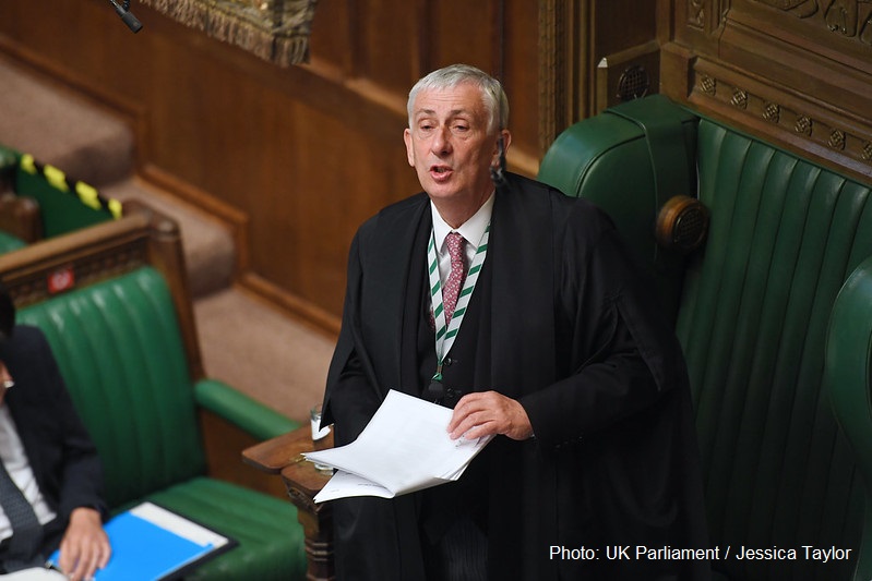 The Speaker in the House of Commons