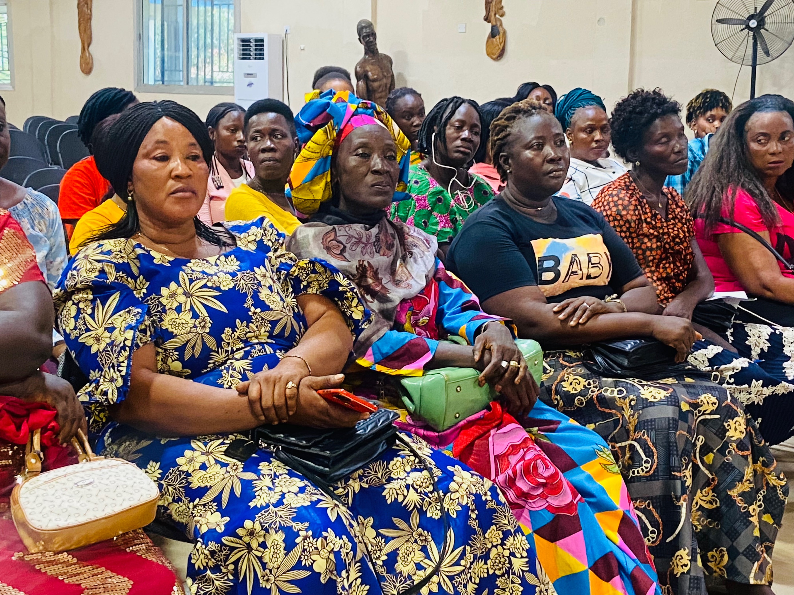 Group of women sitting in a meeting