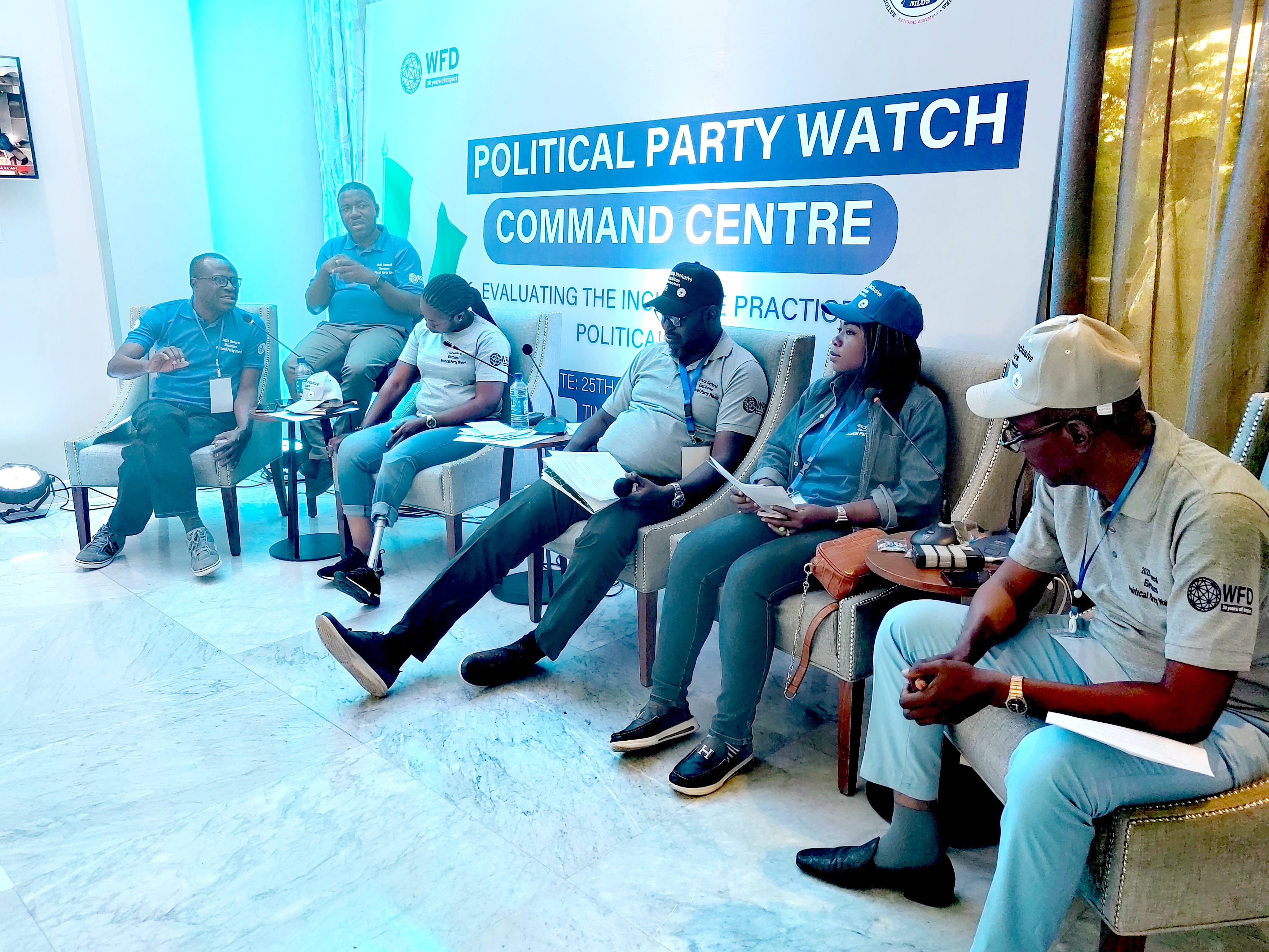 Political party watch command centre