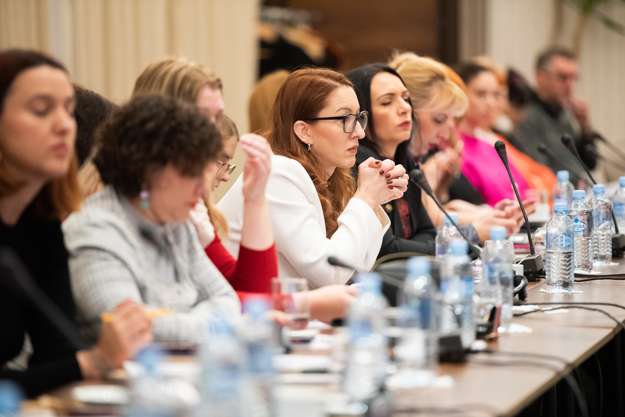 Group of people sitting in a conference