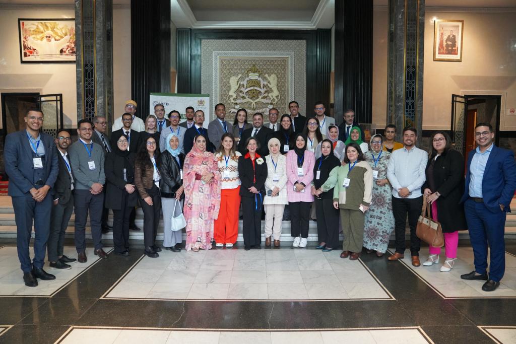 Participants and stakeholders at the policy development training in Morrocco