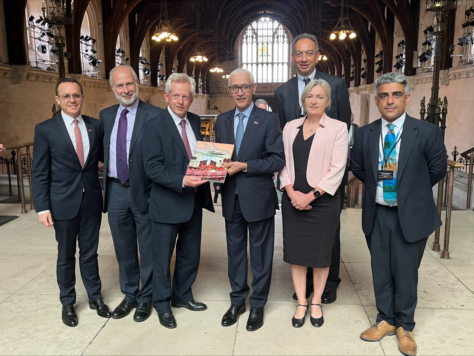 Morocco delegation at UK parliament
