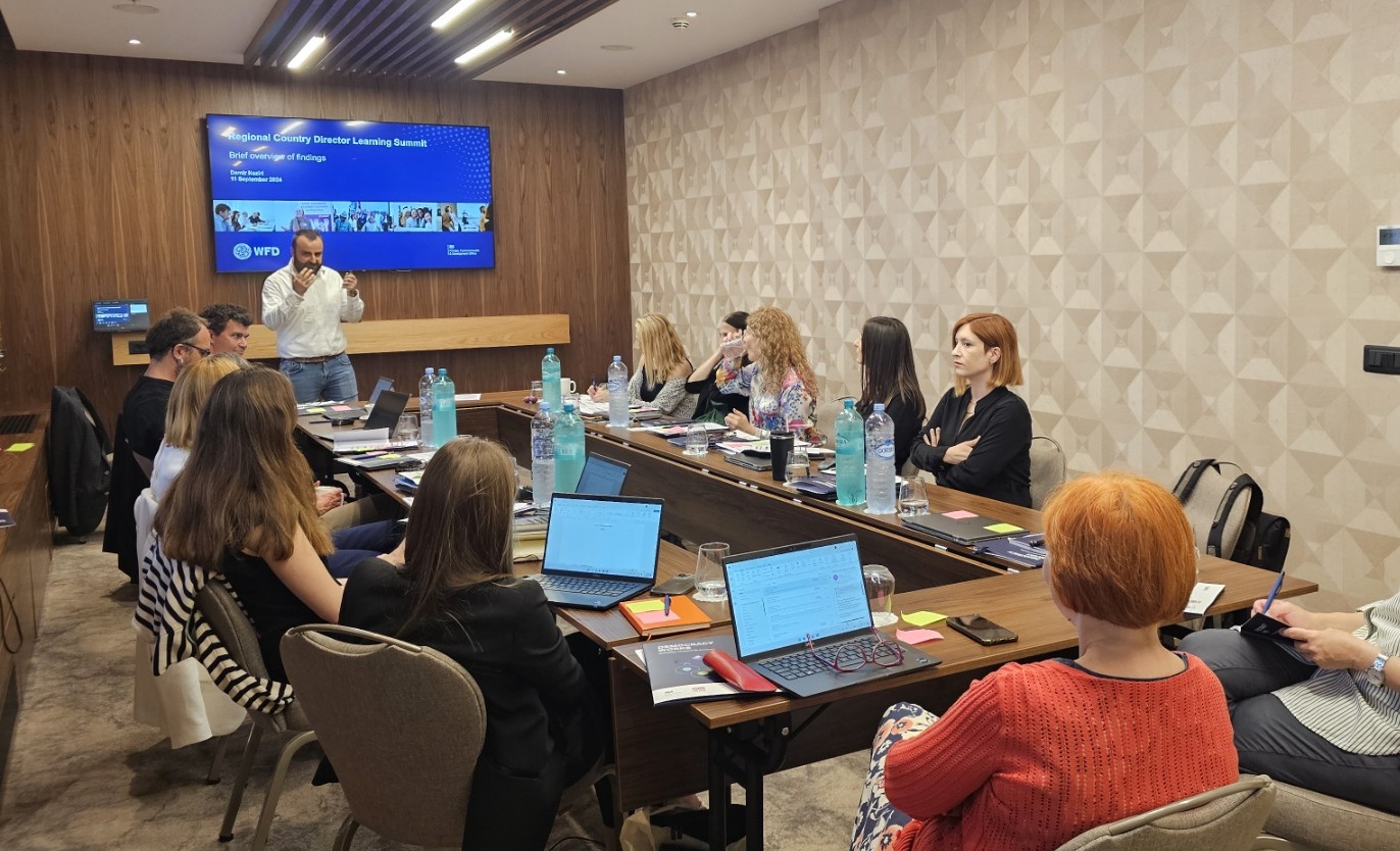 Country directors of the Western Balkans region at a roundtable 