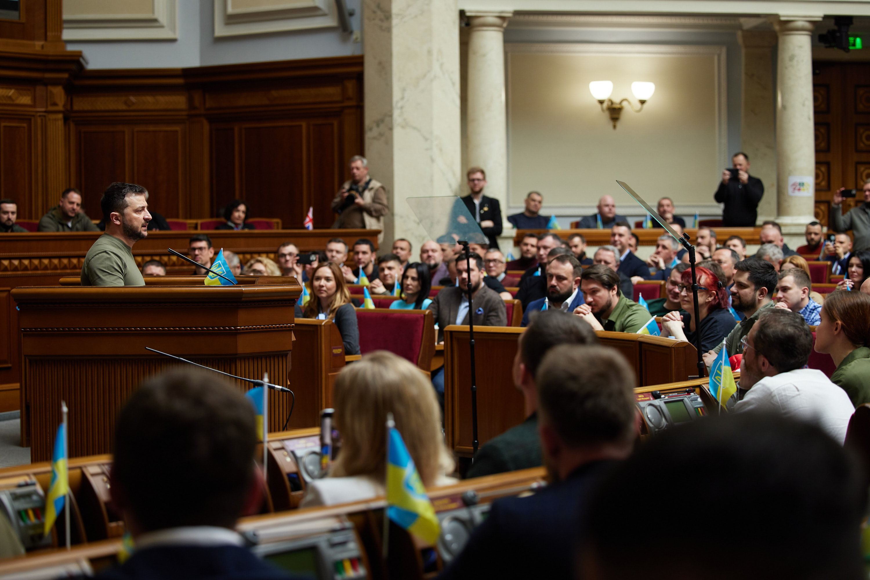 Speech by President of Ukraine Volodymyr Zelenskyy in the Verkhovna Rada addressing MPs