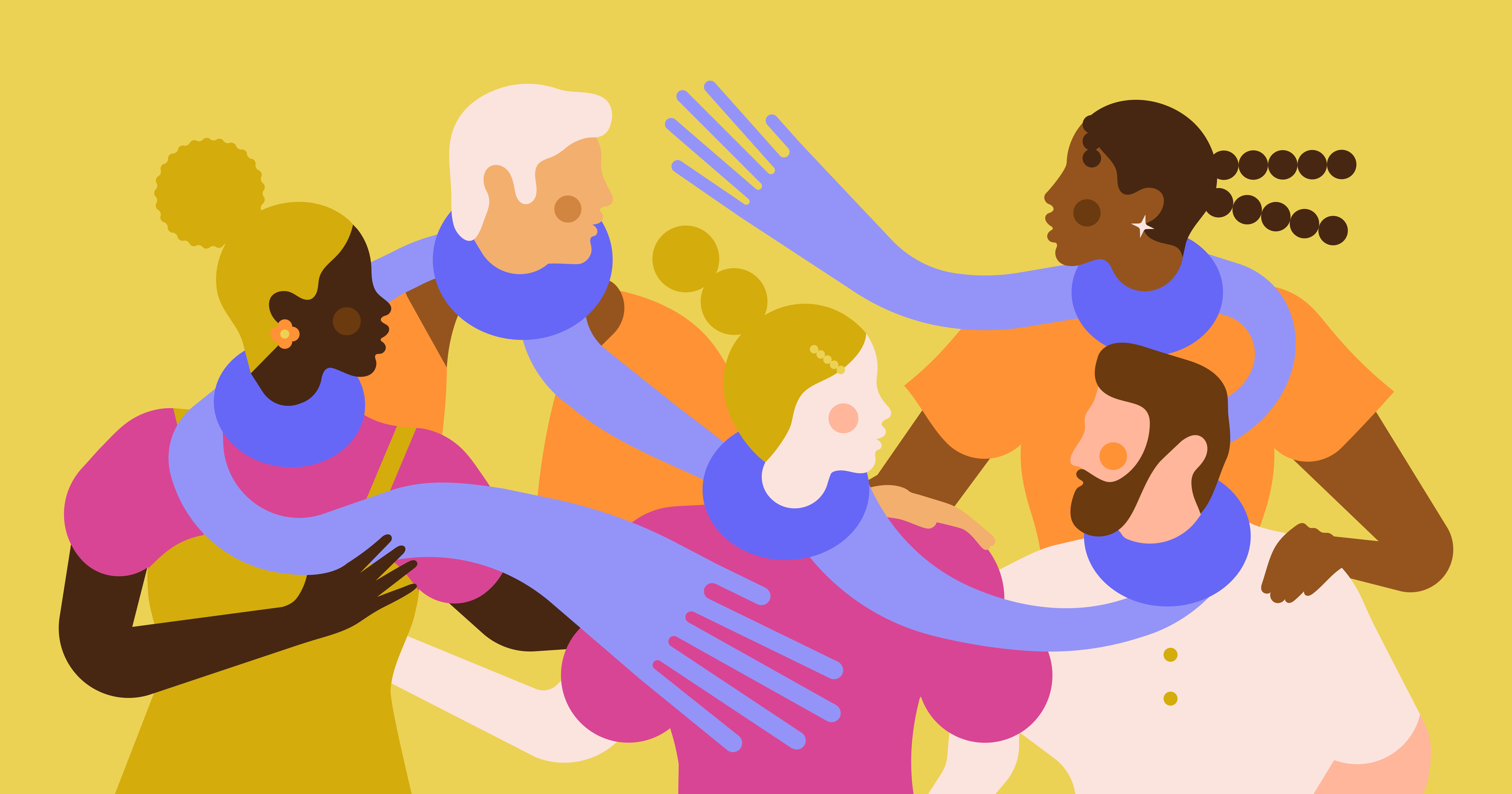 Illustration of a group of people