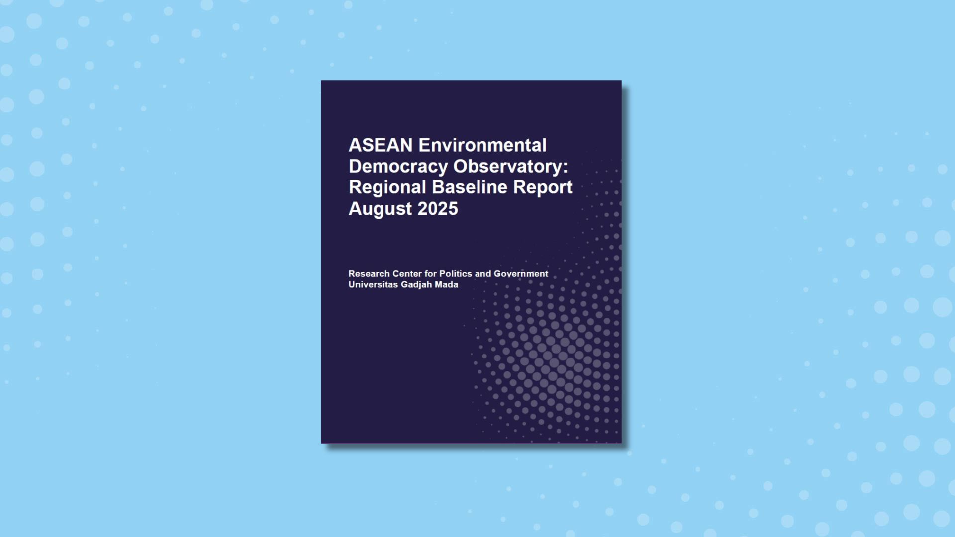Cover of report