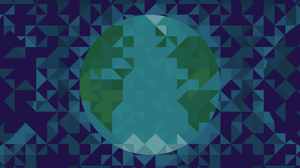an abstract illustration of the world