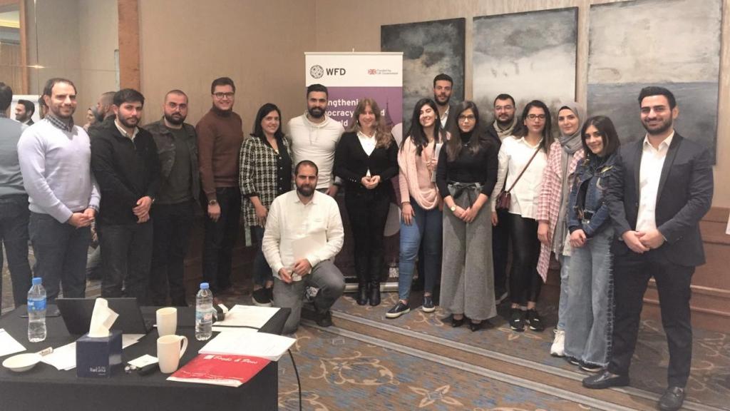 Participants in the training in a group photo