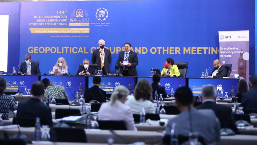 WFD side event at the 144th IPU Assembly in Bali