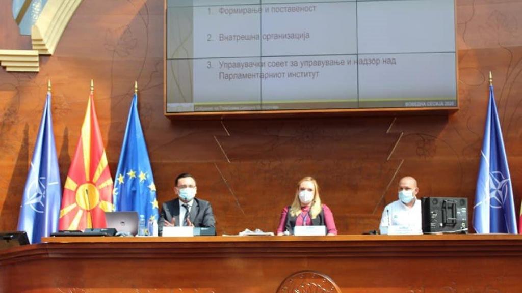 people sitting in a podium