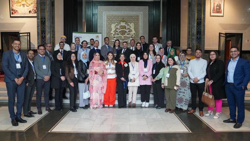 Participants and stakeholders at the policy development training in Morrocco