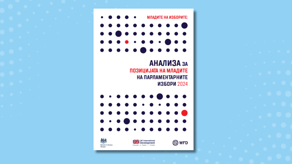 Publication about young people in Nort Macednia's elections in 2024
