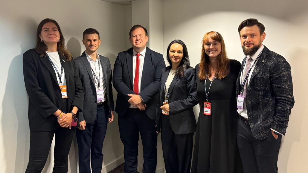 Ukranian delegate visiting UK party conferences 