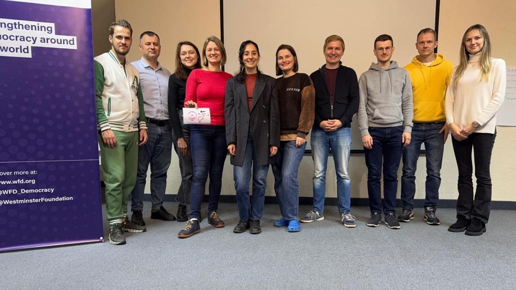 Participants at PAR training in Ukraine