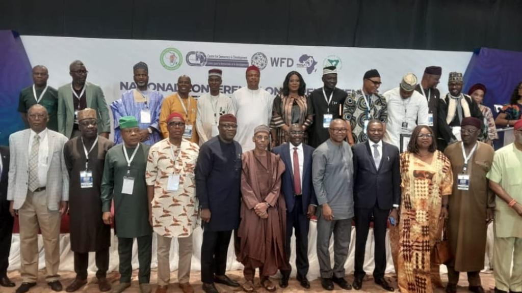 A group photo at conference in Nigeria