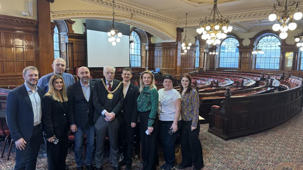 Ukrainian delegates visit to Manchester