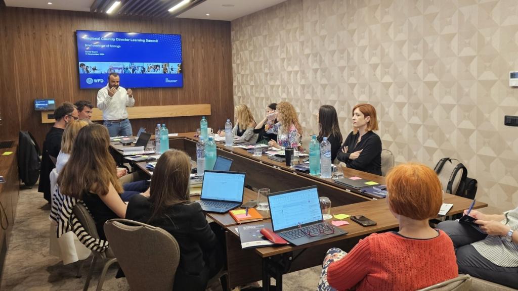 Country directors of the Western Balkans region at a roundtable 