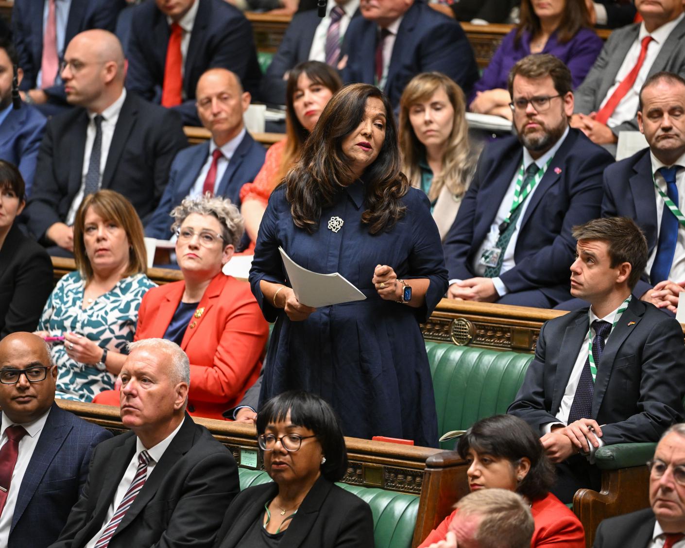 Yasmin Qureshi MP speaking in the House of Commons
