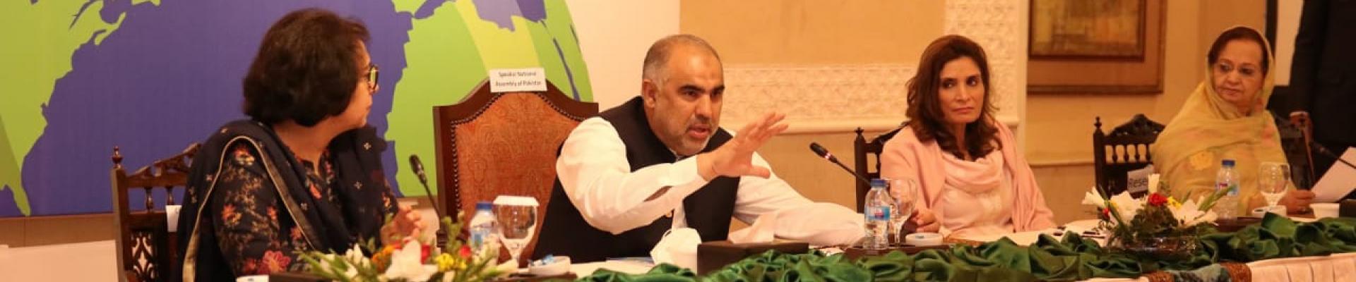 Members of the Pakistan National Assembly's Standing Committee on Climate Change