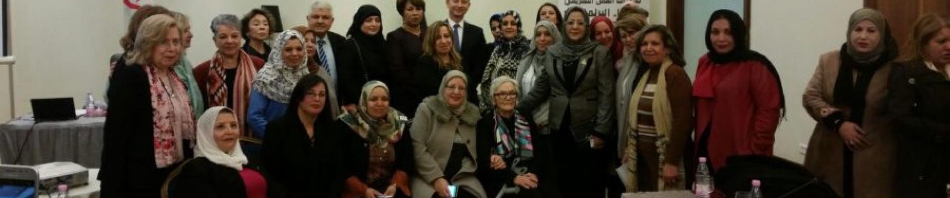 Group of people smiling at camera