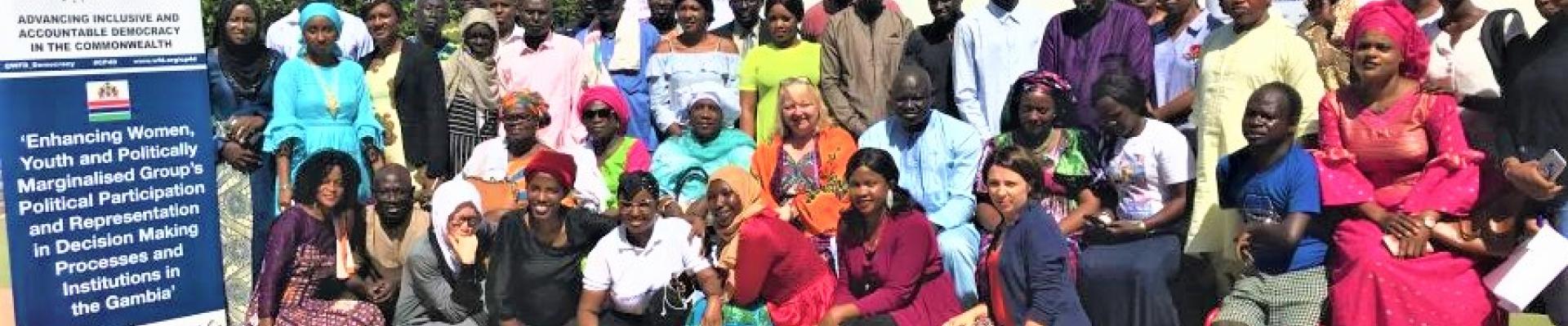 A group of people posing 