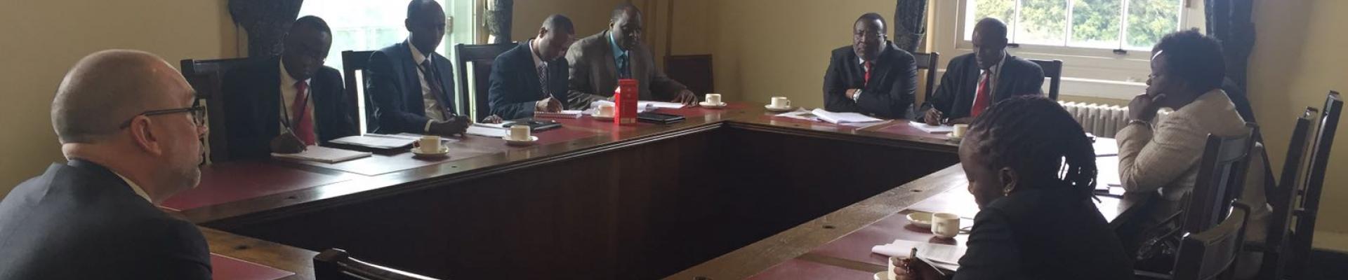 People in a roundtable meeting
