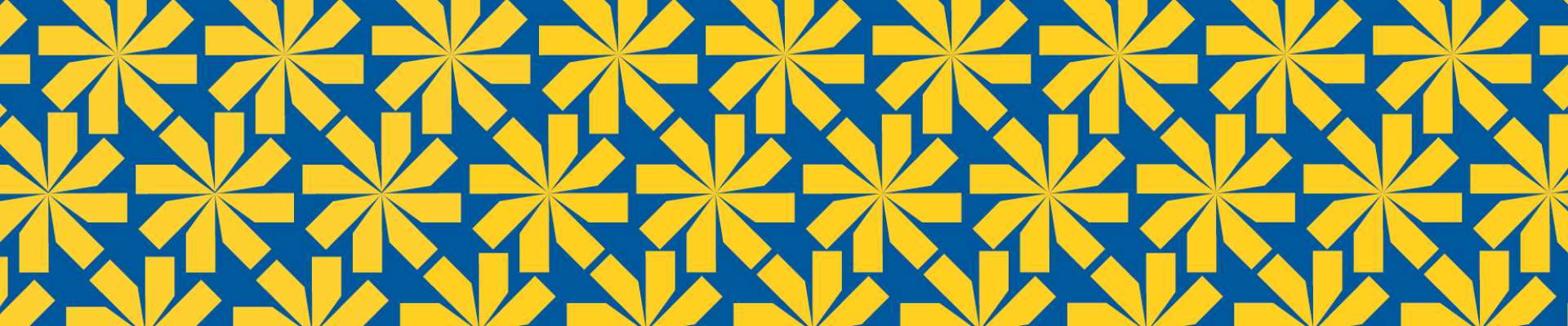 Abstract flowers on blue background
