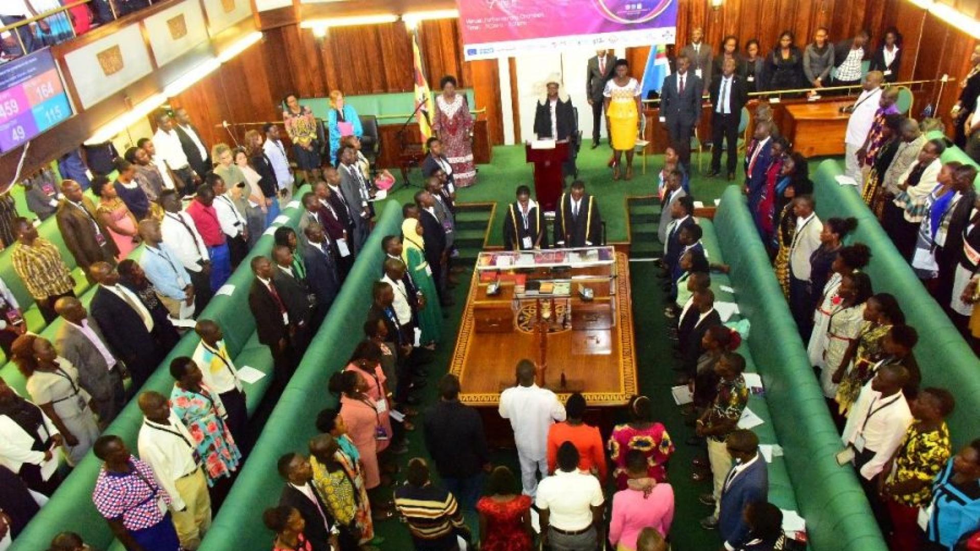 Ugandan Parliament in session