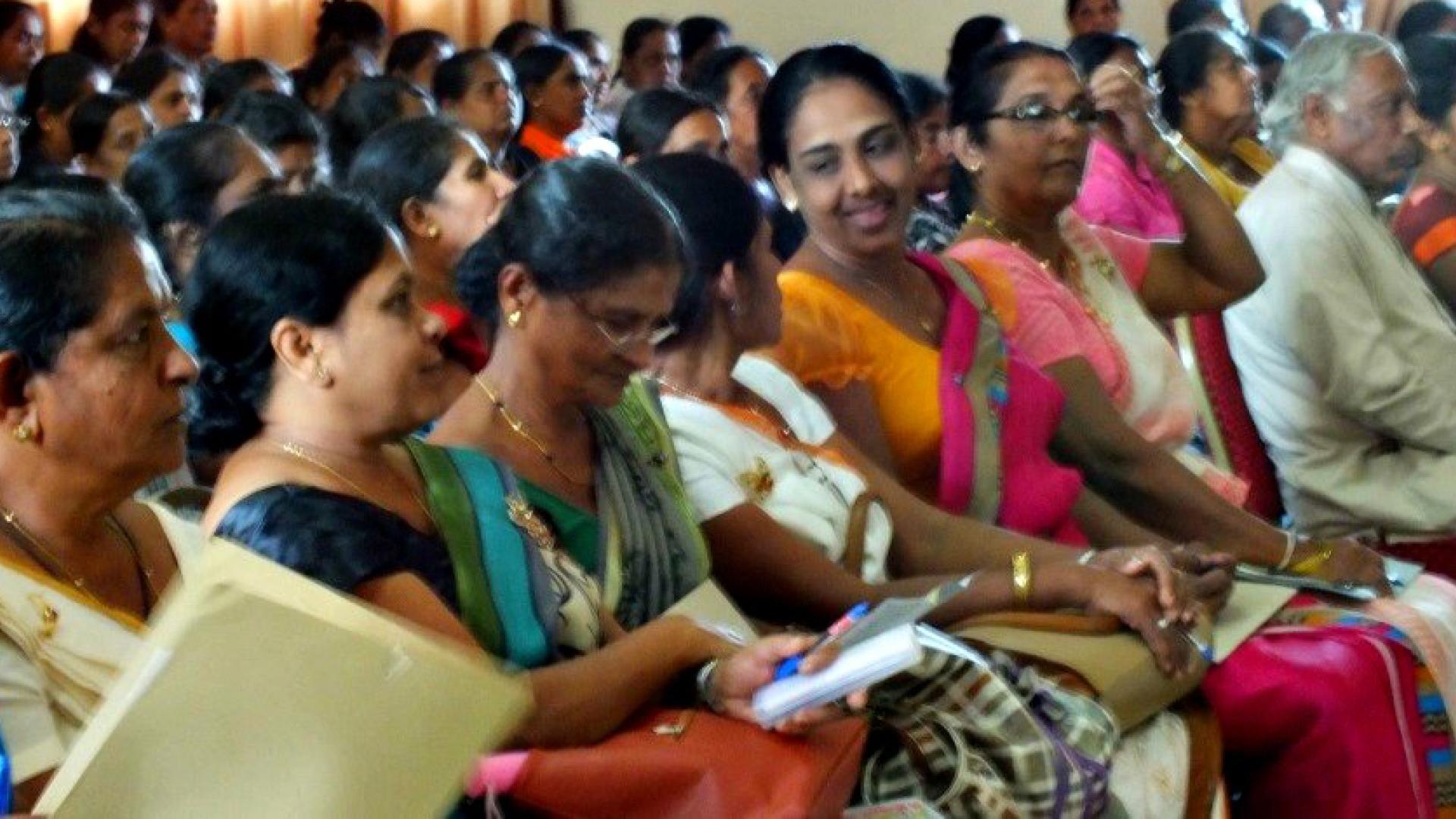 Group of women sitting together