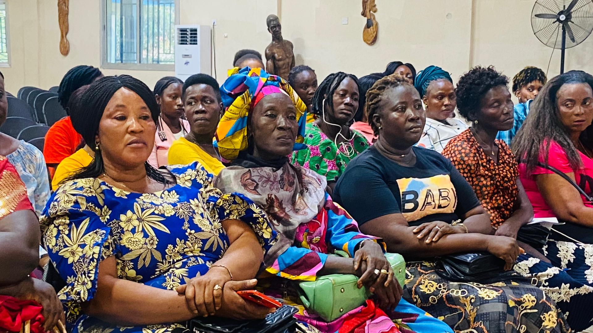 Group of women sitting in a meeting
