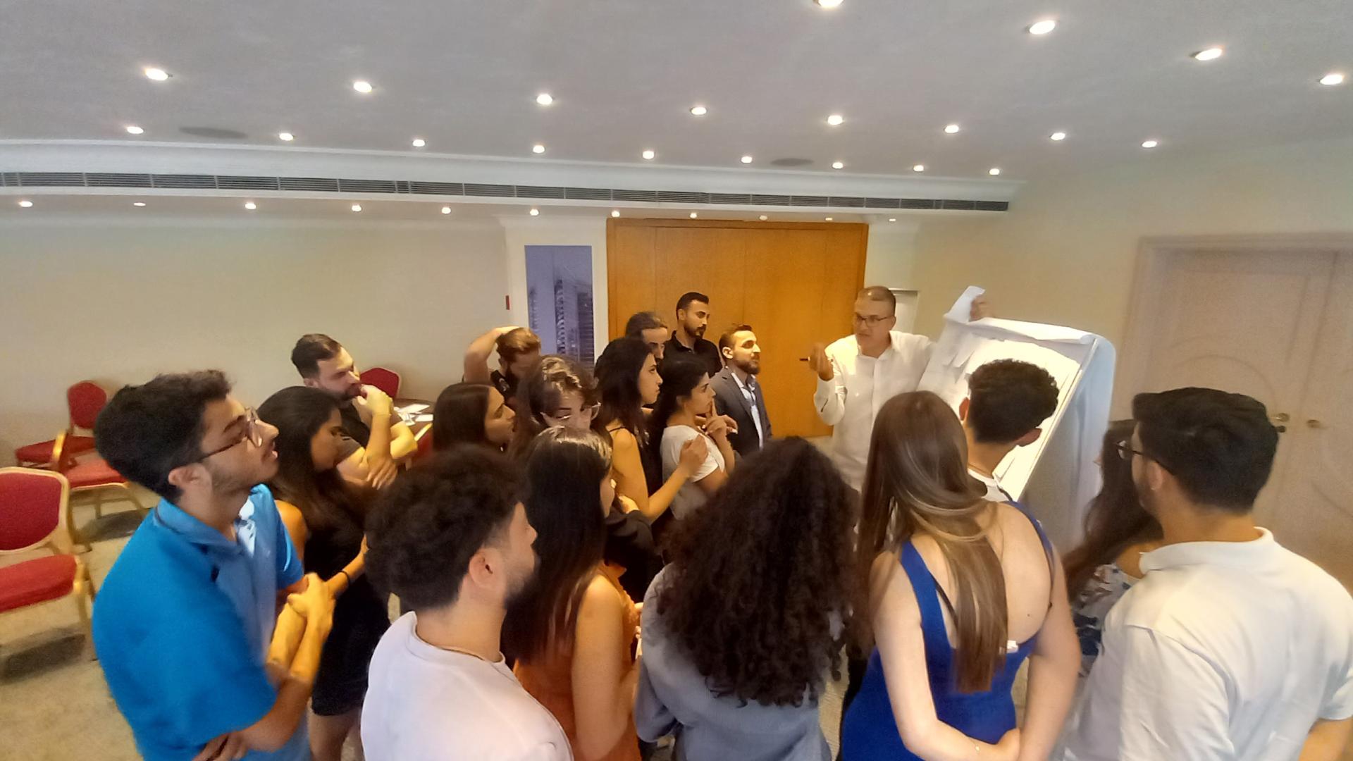 Training on development of evidence-based policy briefs for youth groups in Lebanon