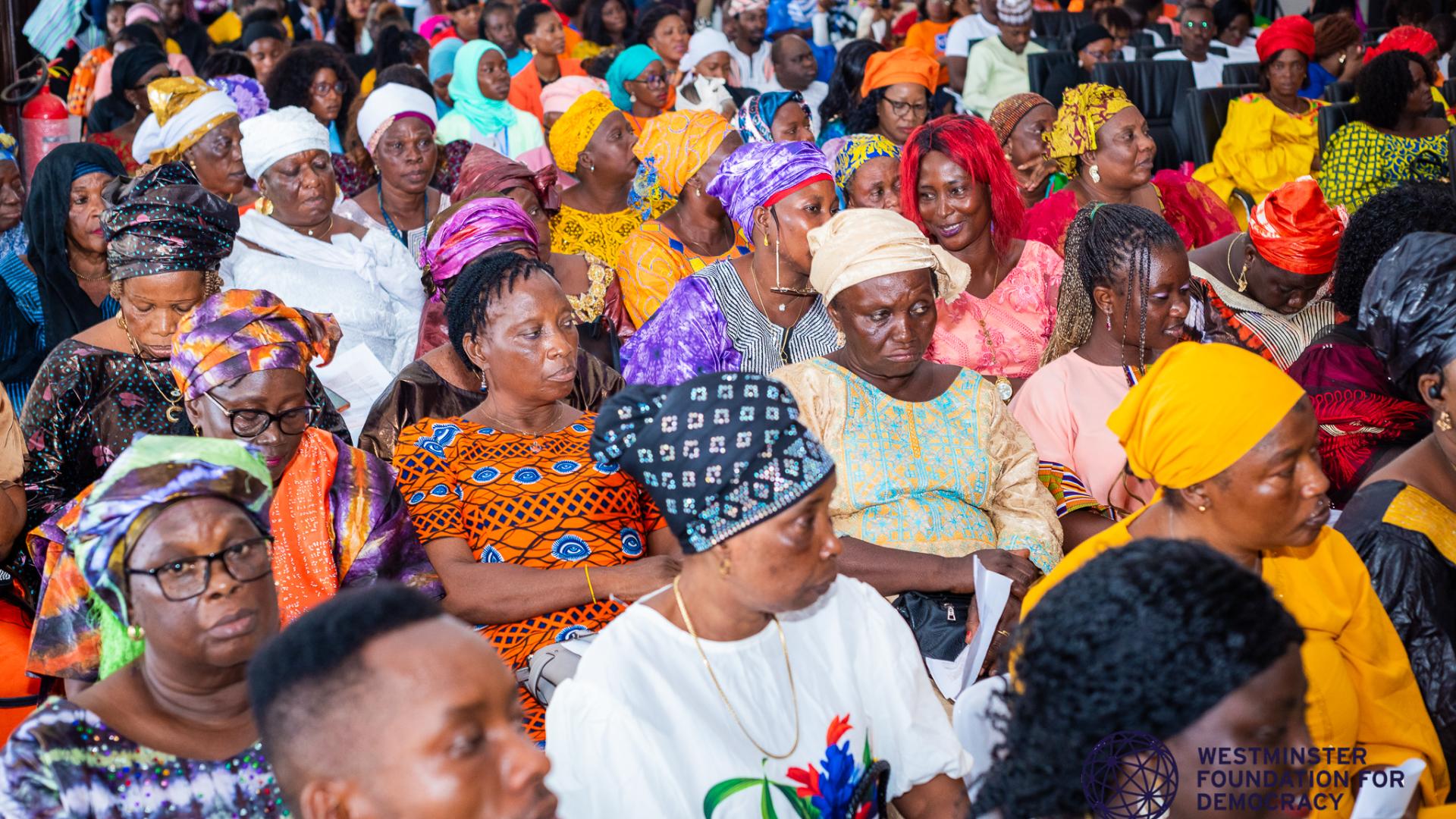 Female MPs orange day celebration in Sierra Leone