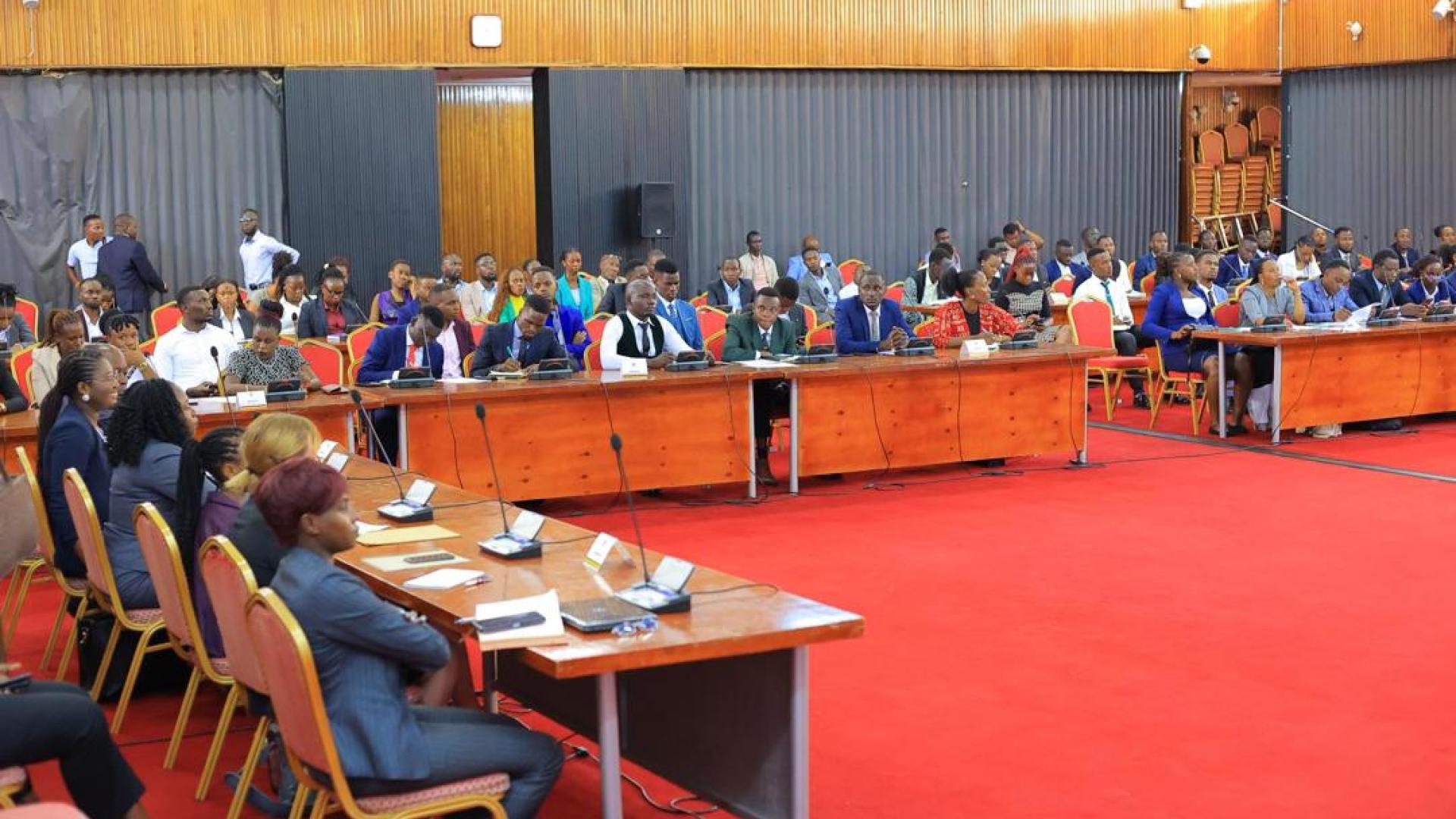 participants at the Environment Parliament