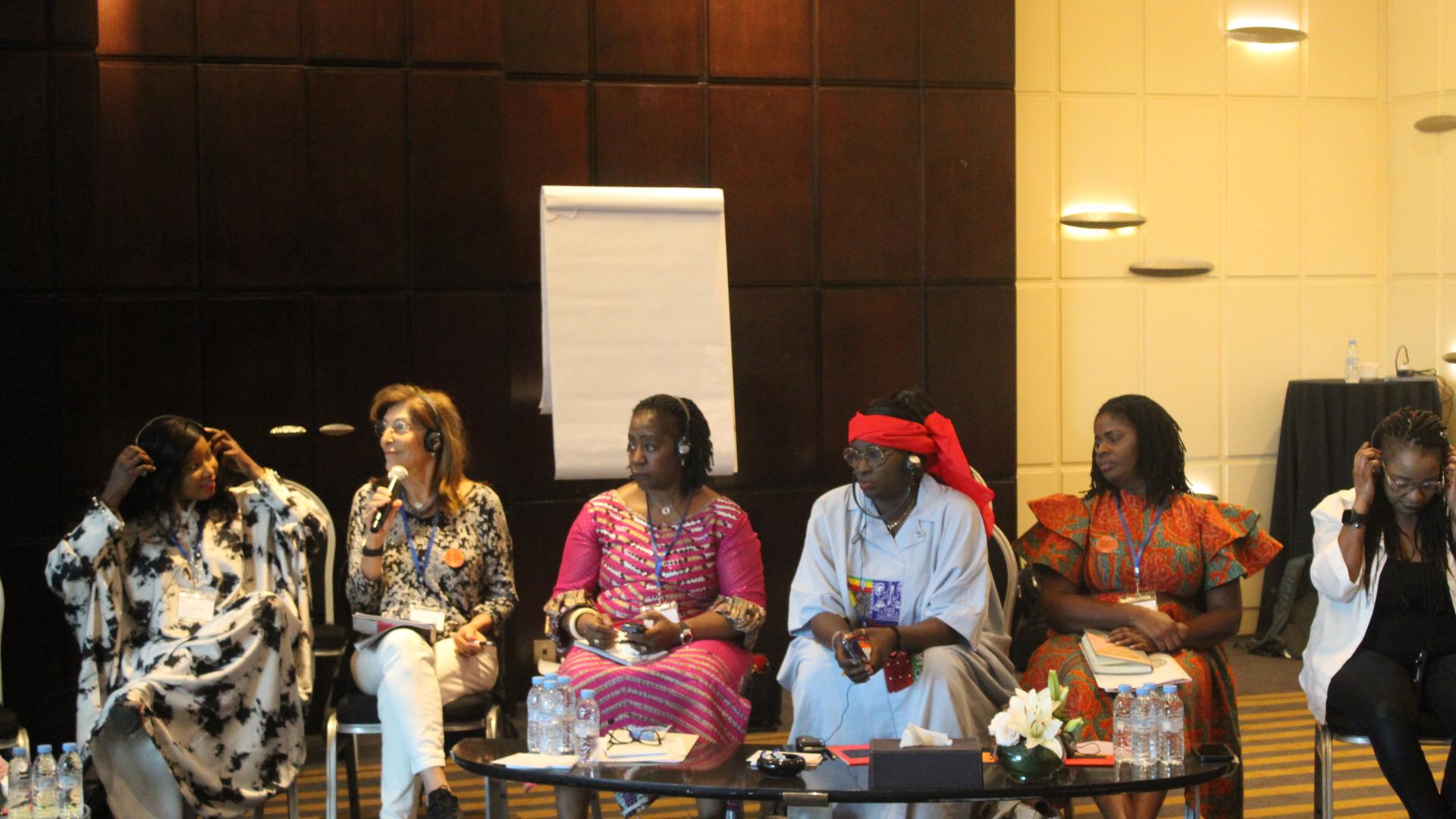 Group of women attending training