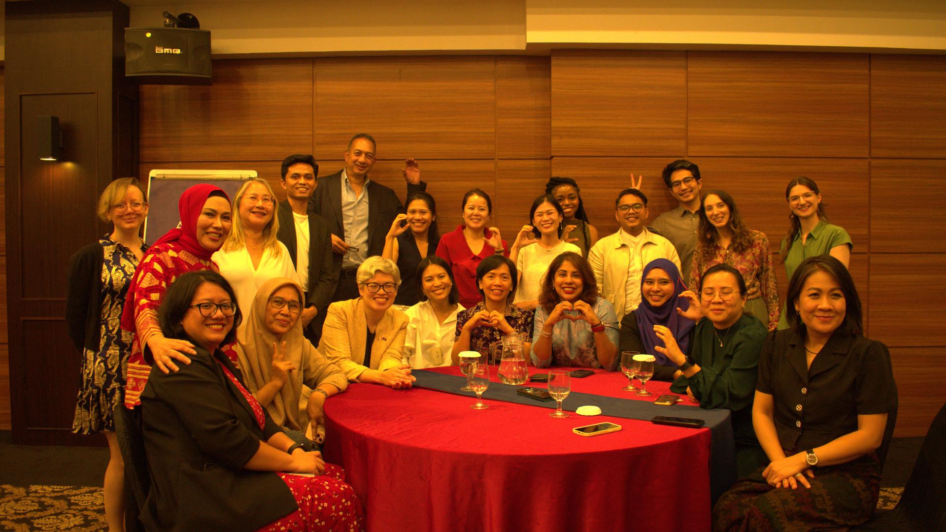 A group photo of participant from the women political leadership programme