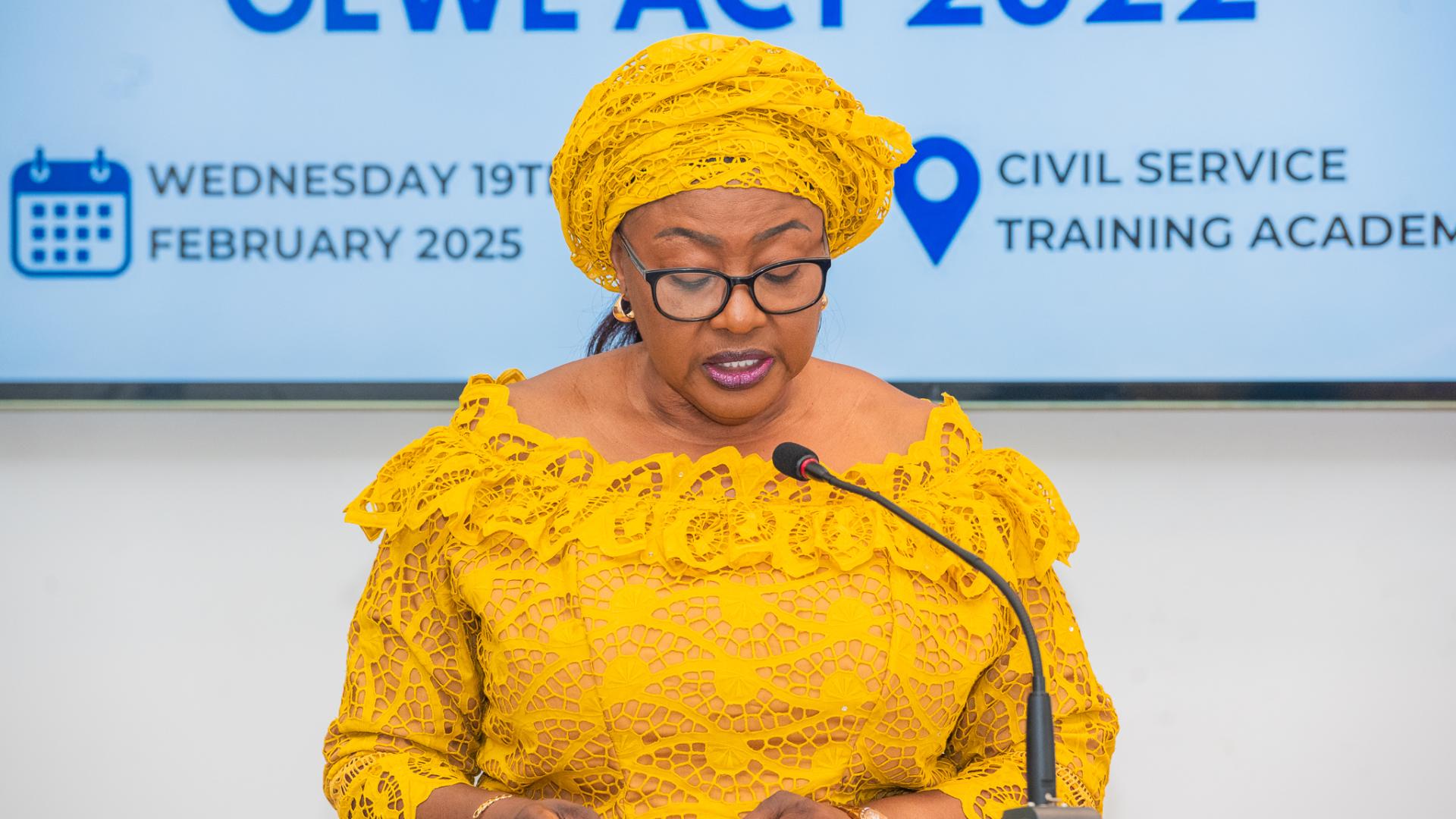 Gender Adviser to the President, Mrs. Isatu Jabbie Kabba