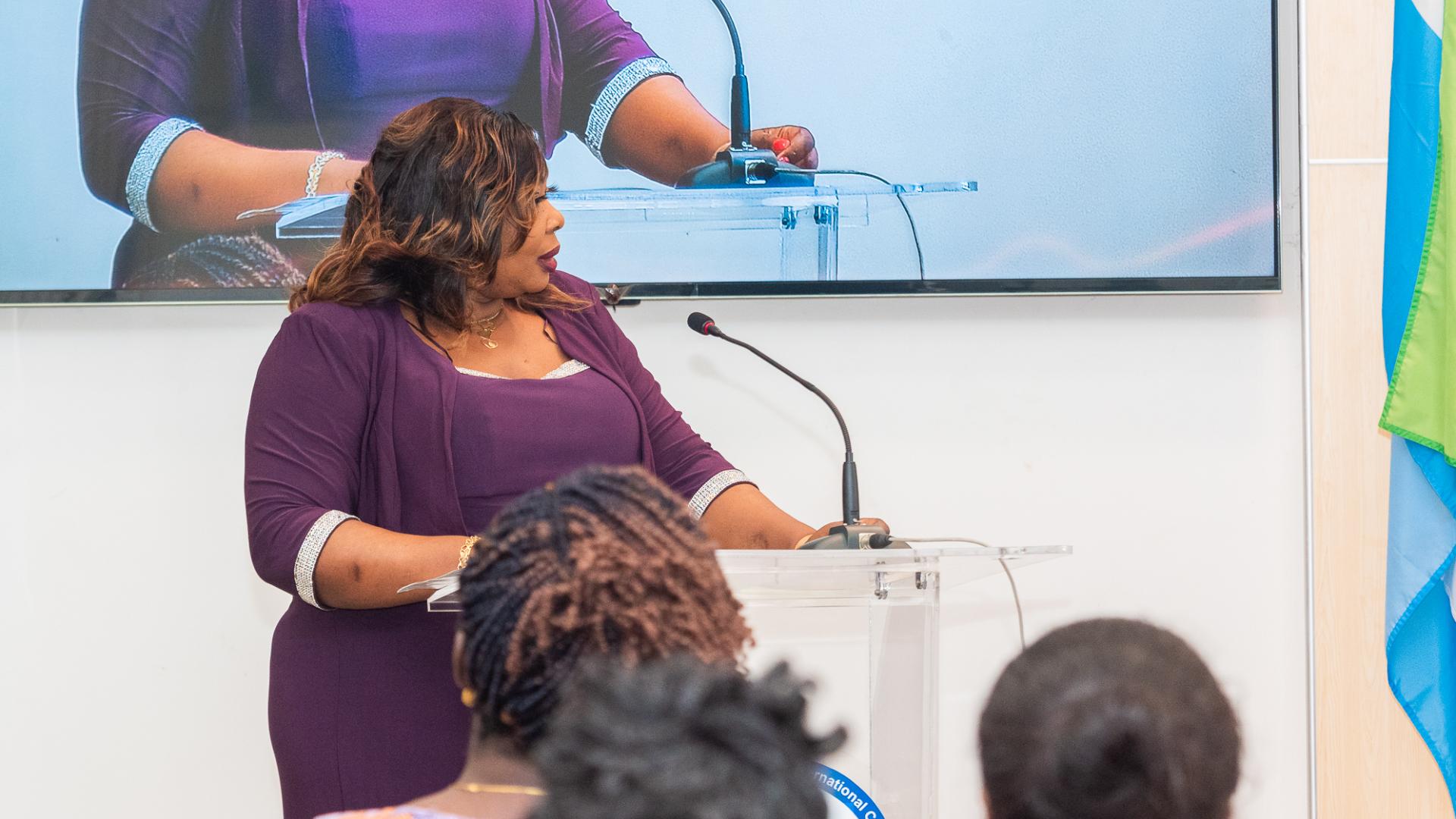 Mrs. Marcella Samba Sesay, Executive Director of Campaign for Good Governance