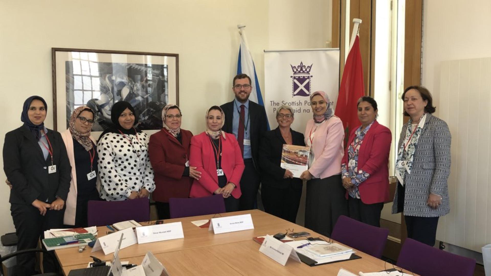 Morocco delegation visiting UK