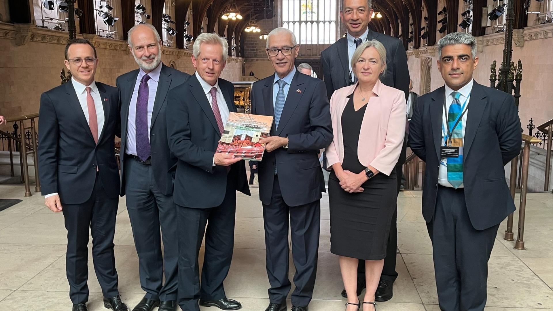 Morocco delegation at UK parliament