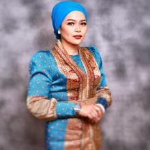 A picture of a political inclusion fellow from Indonesia